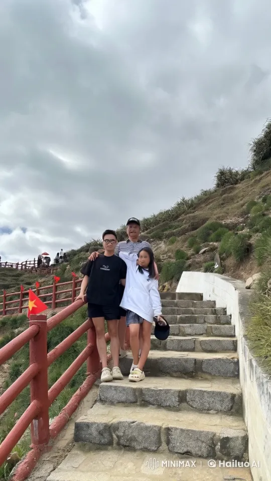 Martial Artists Showcase Kung Fu Skills on Stone Steps – AI Generated Video | Hailuo AI