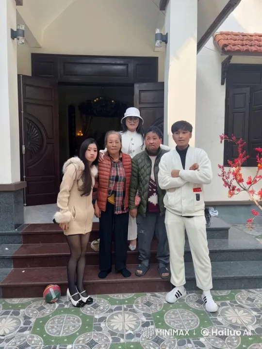 Group Engages in Dynamic Activities at Building Entrance – AI Generated Video | Hailuo AI