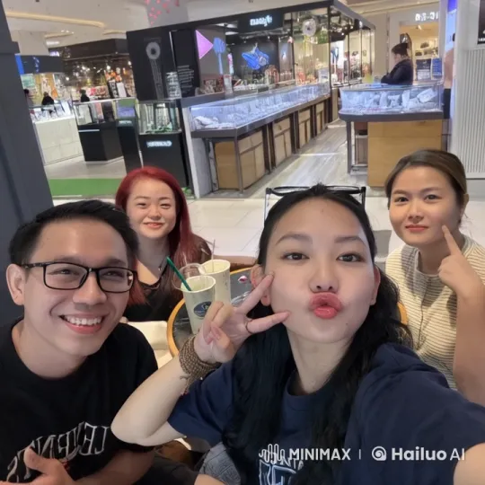 Friends Showcase Kung Fu Skills in Mall – AI Generated Video | Hailuo AI