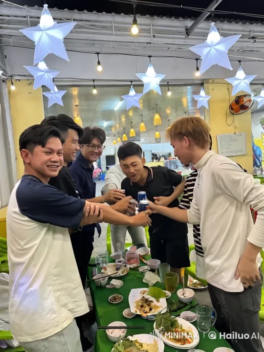 Indoor Fight Breaks Out at Festive Gathering – AI Generated Video | Hailuo AI