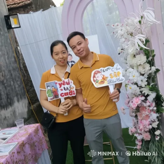 Couple Showcases Martial Arts at Wedding Archway – AI Generated Video | Hailuo AI