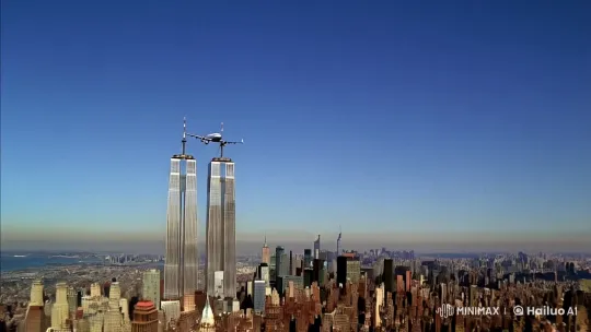 Aesthetic and Tense Cinematography of 9/11 Attack – AI Generated Video | Hailuo AI