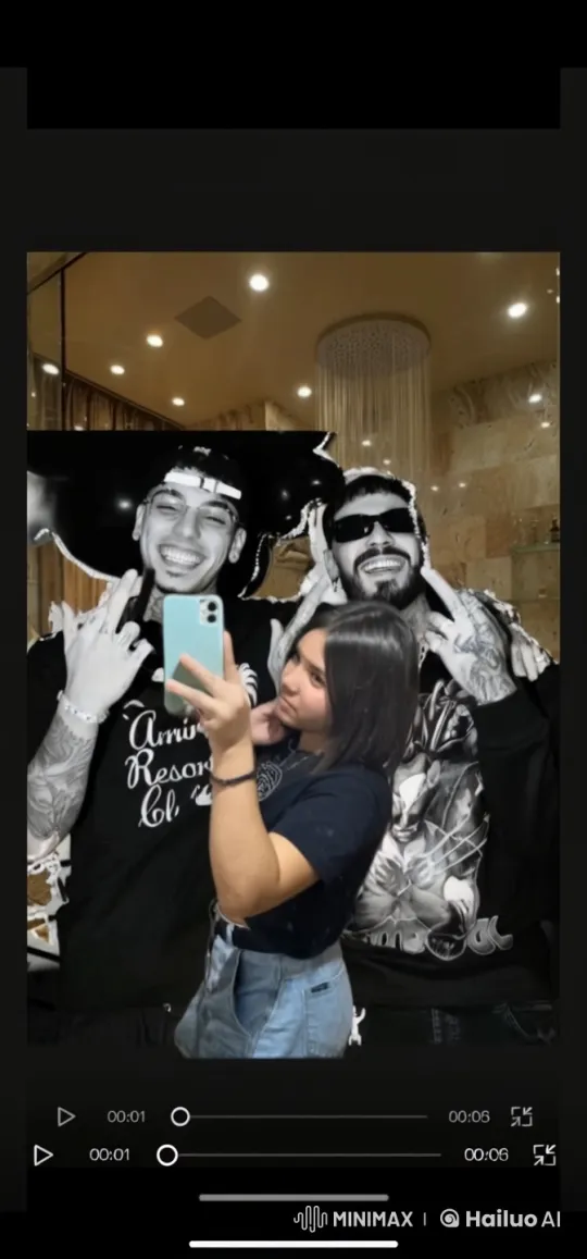 Friends Share Affection in Luxurious Setting – AI Generated Video | Hailuo AI