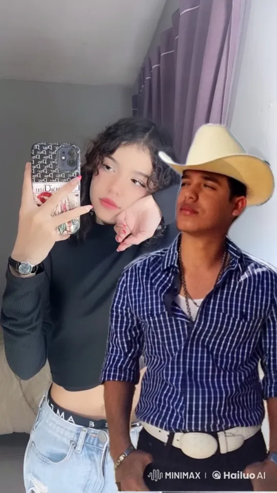 Young Woman and Man Take Intimate Selfie – AI Generated Video | Hailuo AI