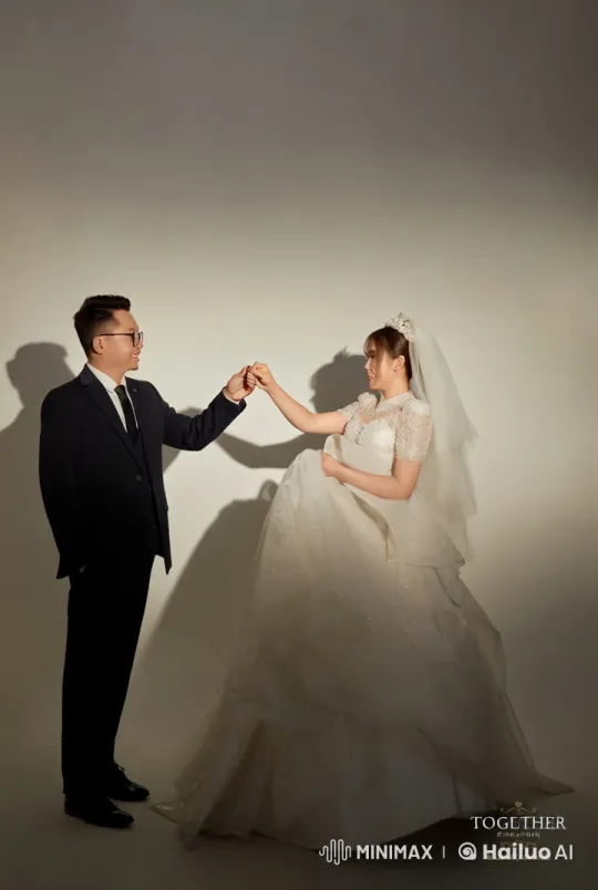 Wedding Day Combat: Bride and Groom's Martial Arts Showdown – AI Generated Video | Hailuo AI