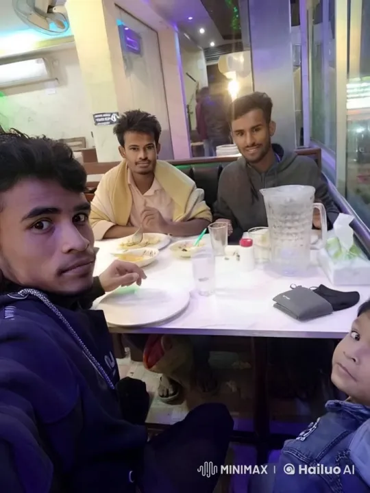 Friends Enjoying a Joyful Breakfast Together – AI Generated Video | Hailuo AI