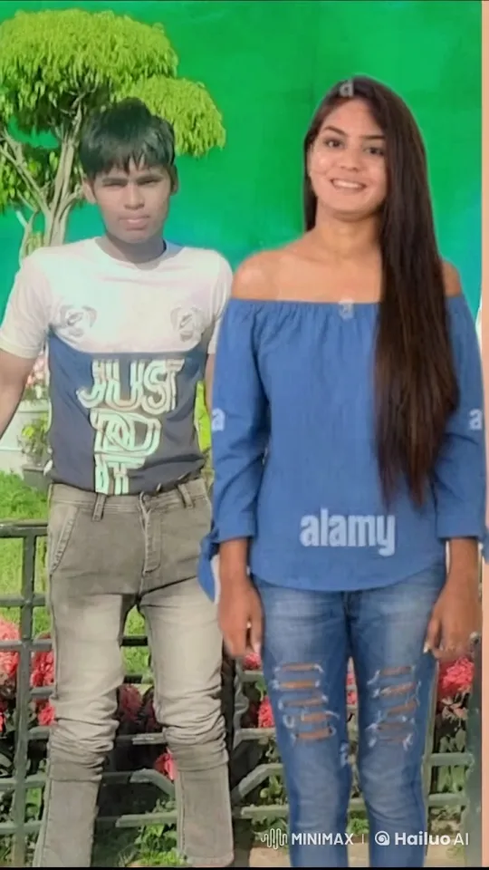 Romantic Kiss in a Lush Outdoor Setting – AI Generated Video | Hailuo AI