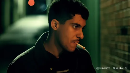 Young Man Reflecting in a Dim Alleyway – AI Generated Video | Hailuo AI