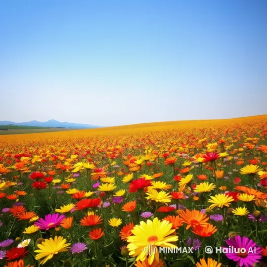 Enchanted Meadow: Fluttering Butterflies Amidst Vibrant Blooms – AI Generated Video | Hailuo AI
