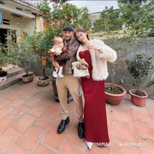 Family Practicing Kung Fu in Courtyard – AI Generated Video | Hailuo AI