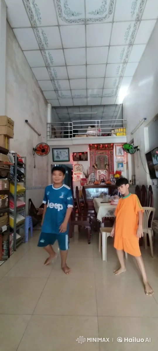 Boys Enjoy Energetic Kung Fu Play Fight in Decorated Room – AI Generated Video | Hailuo AI