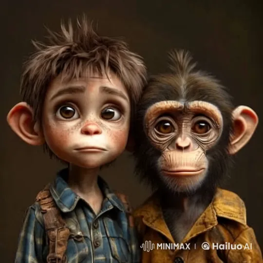 Boy and Snake Mimic Each Other's Movements – AI Generated Video | Hailuo AI