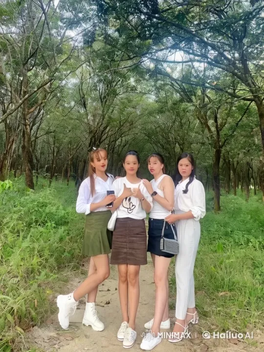 Girl Demonstrates Martial Arts in Peaceful Forest – AI Generated Video | Hailuo AI