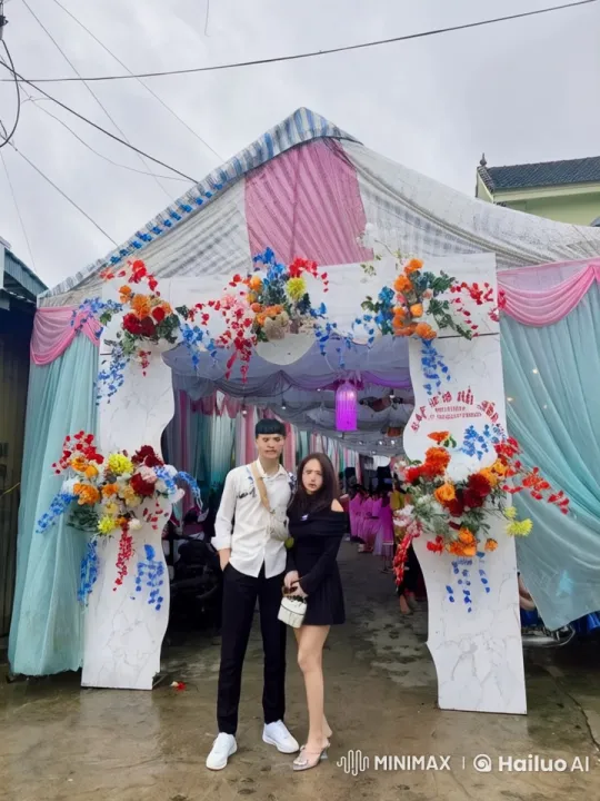 Colorful Wedding with Dramatic Kungfu Entrance – AI Generated Video | Hailuo AI