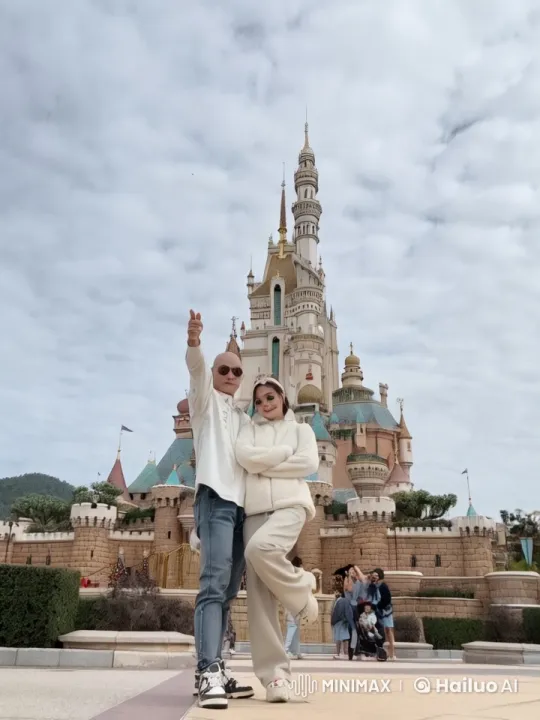 Couple Performs Kung Fu in Front of Castle – AI Generated Video | Hailuo AI