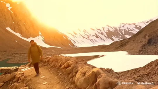 Pilgrim's Journey: Mount Kailash's Majestic Beauty – AI Generated Video | Hailuo AI