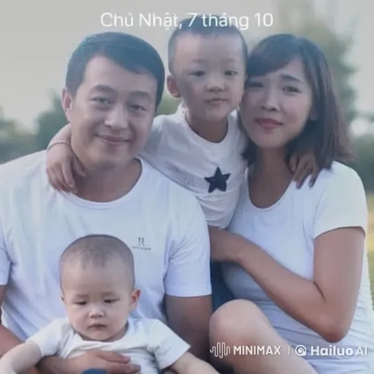 Family Performs Synchronized Kung Fu in Grass Field – AI Generated Video | Hailuo AI