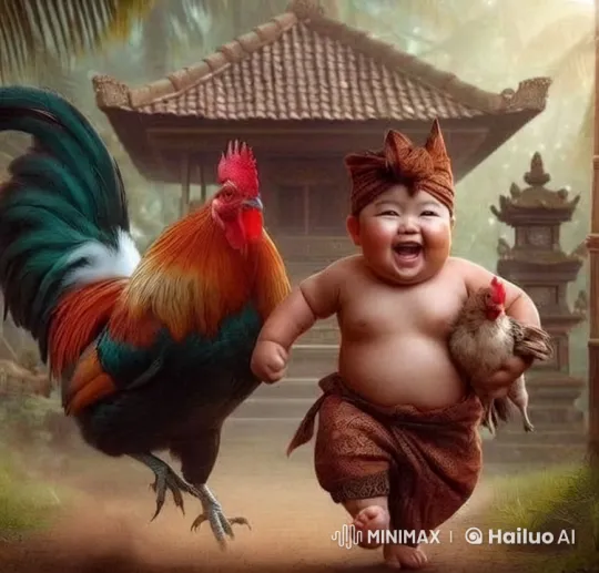 Toddler and Rooster Engage in Fiery Martial Arts Battle – AI Generated Video | Hailuo AI