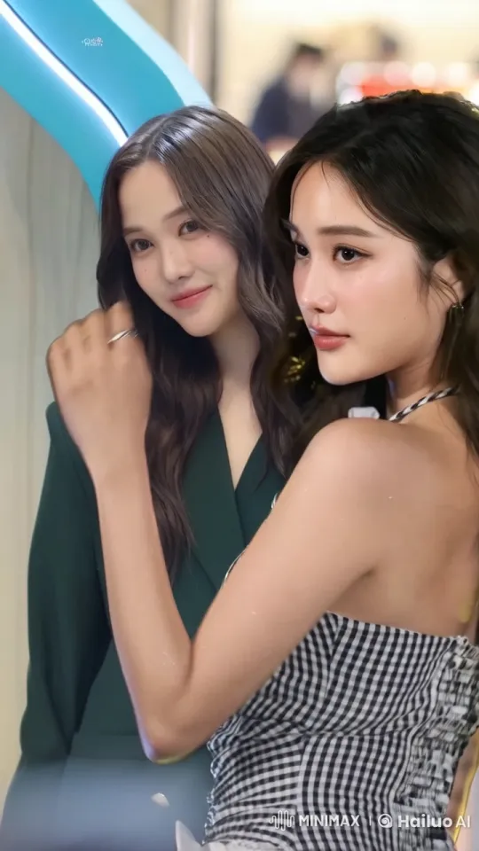 Affectionate Embrace Between Two Women – AI Generated Video | Hailuo AI