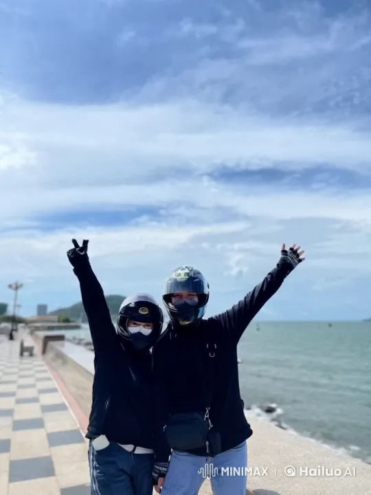 Dynamic Kung Fu Display on Waterfront Promenade – AI Generated Video | Hailuo AI