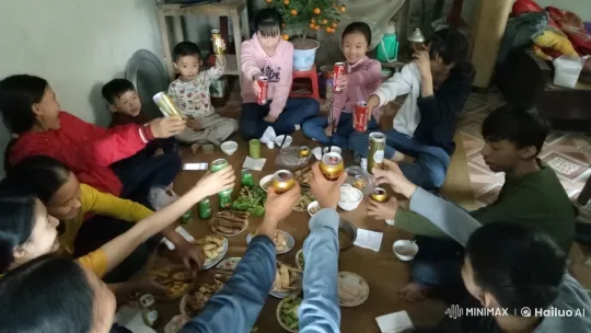 Circle Toast Turns to Chaos: Festive Gathering Erupts in Fight – AI Generated Video | Hailuo AI