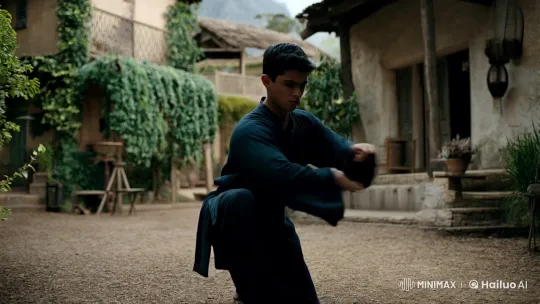 Young Yasin's Martial Arts Training in Serene Village – AI Generated Video | Hailuo AI