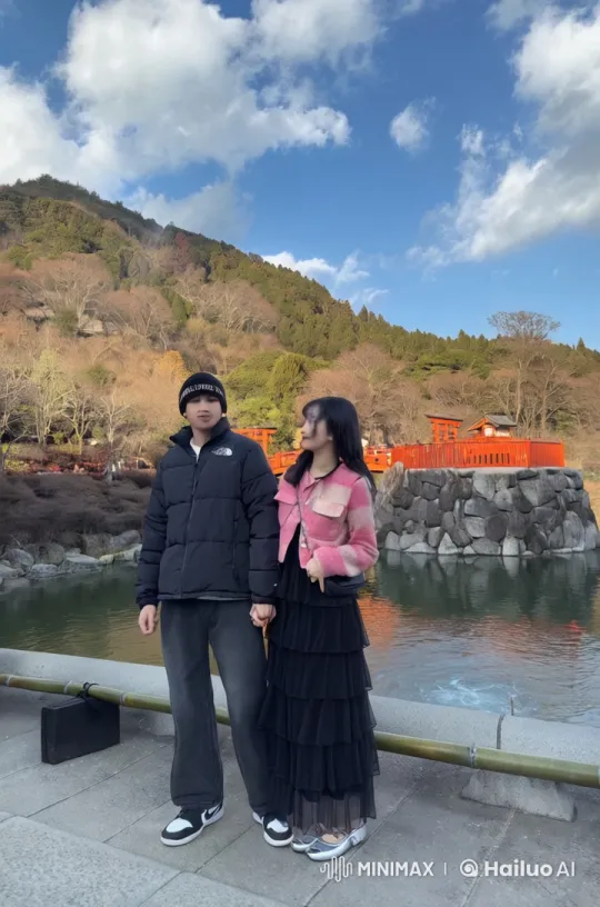 Couple Performs Kungfu in Scenic Outdoor Setting – AI Generated Video | Hailuo AI