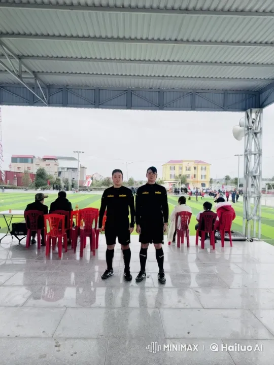 Referees Prepare for Soccer Match at Local Event – AI Generated Video | Hailuo AI