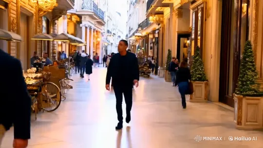 Opulent Street Scene with Dramatic Ring Reveal – AI Generated Video | Hailuo AI