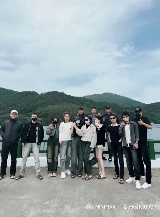 Martial Artists Perform in Scenic Mountain Landscape – AI Generated Video | Hailuo AI