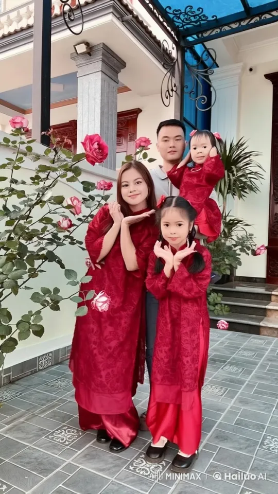 Traditional Family Demonstrates Martial Arts in Courtyard – AI Generated Video | Hailuo AI