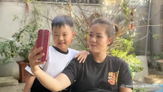 Woman and Child Practicing Kung Fu in a Garden – AI Generated Video | Hailuo AI