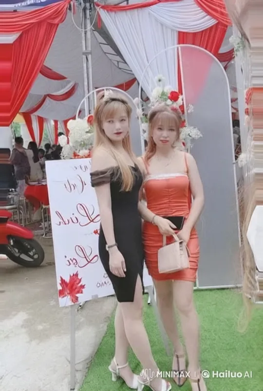Elegant Women Perform Kung Fu at Festive Outdoor Event – AI Generated Video | Hailuo AI