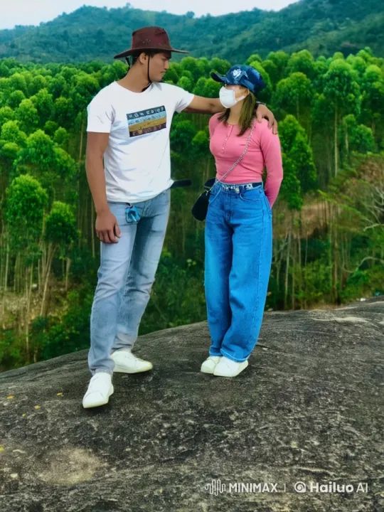 Martial Artists Showcase Skills on Rocky Hilltop – AI Generated Video | Hailuo AI