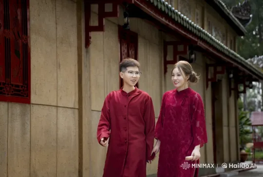 Traditional Attire Kung Fu Fight with Aerial Maneuvers – AI Generated Video | Hailuo AI