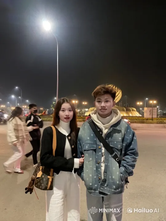 Nighttime Street Kung Fu Display by Young Duo – AI Generated Video | Hailuo AI