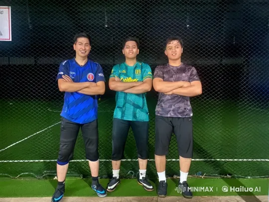 Martial Artists Displaying Skills in Indoor Sports Area – AI Generated Video | Hailuo AI