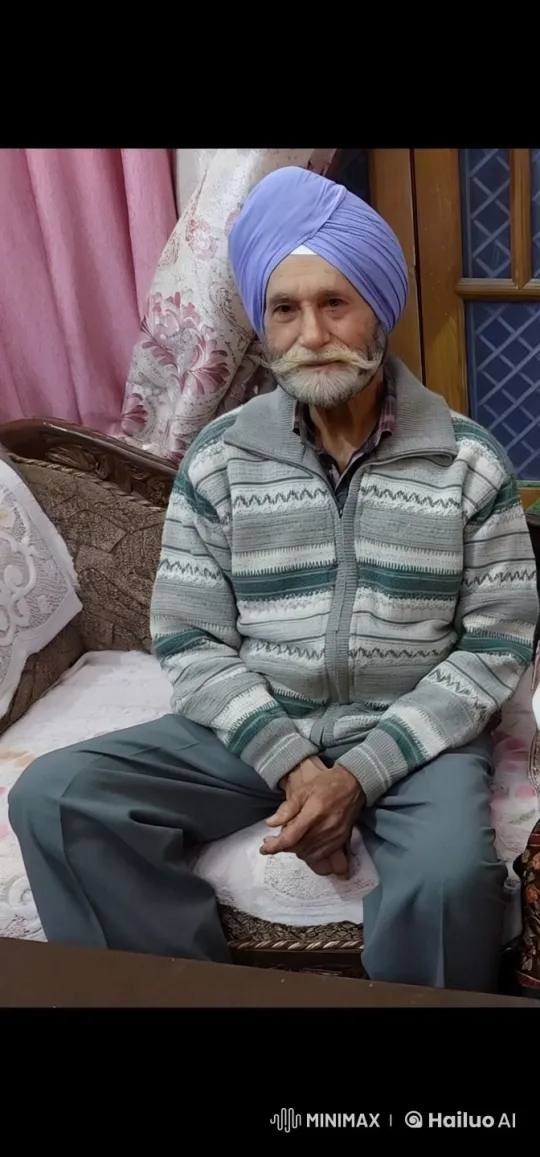 Elderly Man in Cozy Room Engages in Kind Conversation – AI Generated Video | Hailuo AI