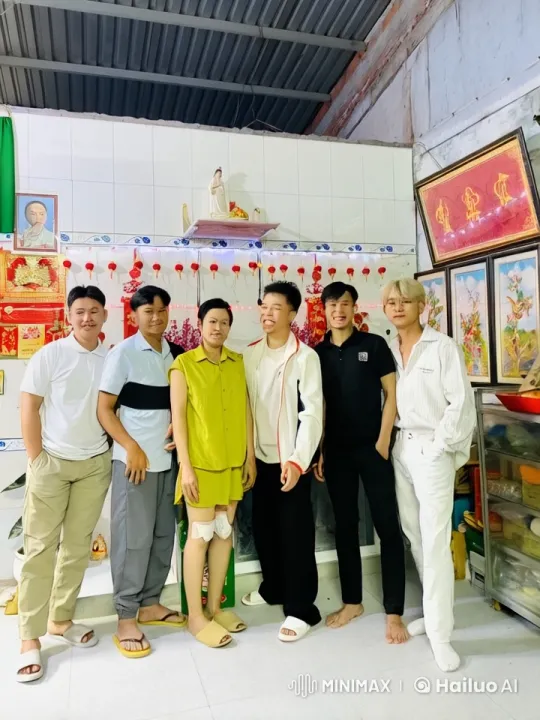 Young Men Showcase Kung Fu Skills at Festive Altar – AI Generated Video | Hailuo AI