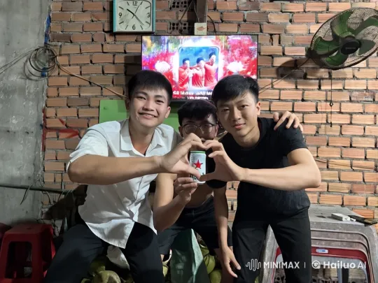 Young Men Celebrate Friendship with Kungfu and Heineken – AI Generated Video | Hailuo AI