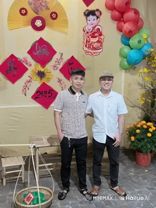 Colorful Festival background where two people practice Kung Fu – AI Generated Video | Hailuo AI