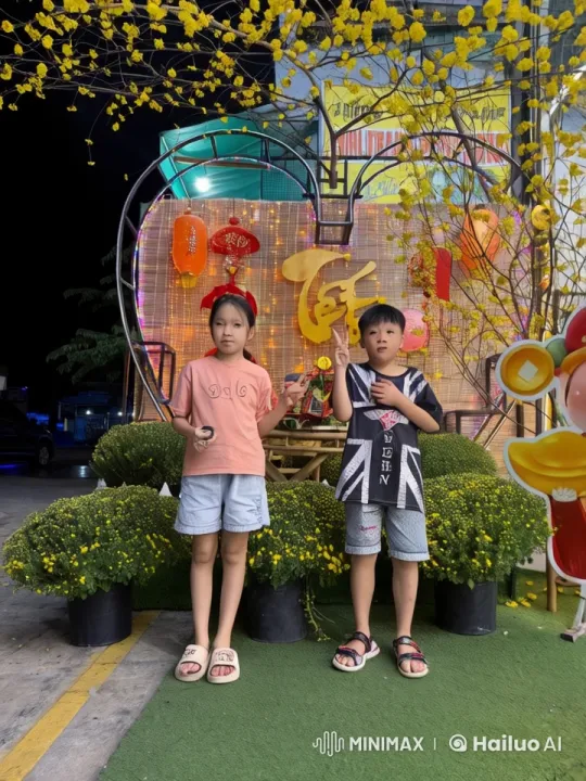 Children Display Martial Arts Skills in Festive Setting – AI Generated Video | Hailuo AI