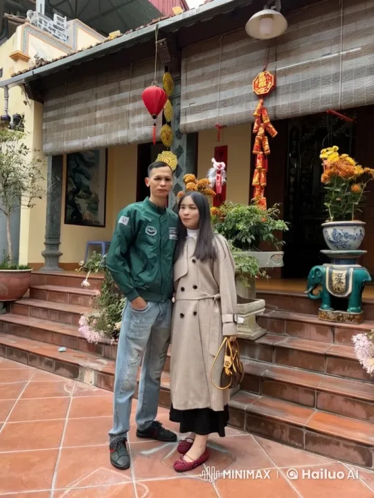 Couple Demonstrates Martial Arts in Festive Setting – AI Generated Video | Hailuo AI