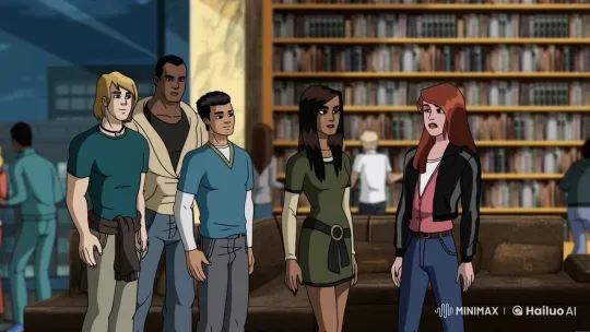 Ultimate Spider-Man: Ava and Mary Jane's Affectionate Moment – AI Generated Video | Hailuo AI