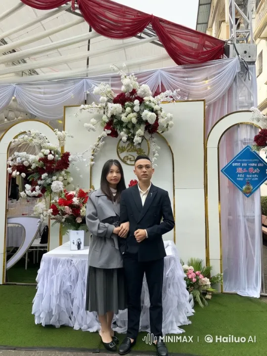 Kungfu Couple's Graceful Sparring at Elegant Wedding – AI Generated Video | Hailuo AI