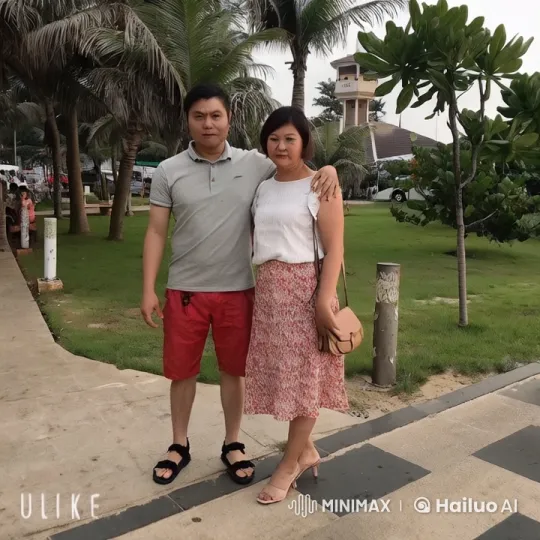 Couple Practicing Kungfu in Scenic Park Setting – AI Generated Video | Hailuo AI