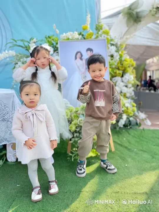 Children Display Kungfu Skills at Wedding Setting – AI Generated Video | Hailuo AI