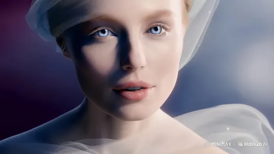 Whispered Dreams: Enigmatic Beauty in Ethereal Moonlight – AI Generated Video | Hailuo AI