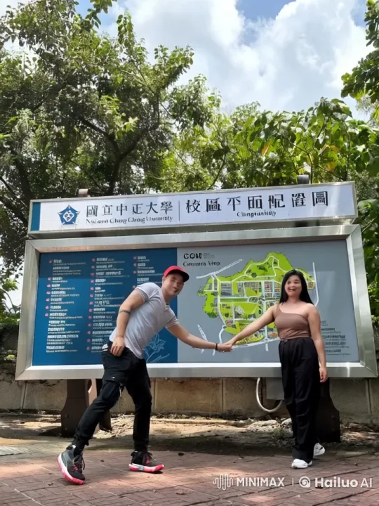 Kungfu Performance Showcases Skills Against University Campus Scene – AI Generated Video | Hailuo AI