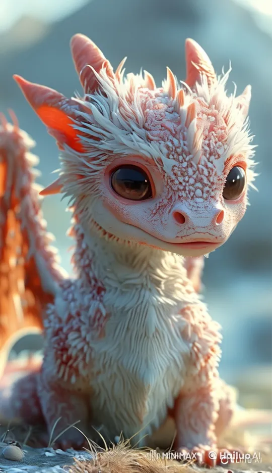 Magical Baby Dragon Playfully Frolics in Enchanted Forest – AI Generated Video | Hailuo AI